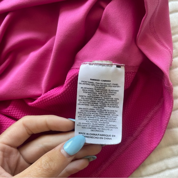 Nike Neon Pink Running Tank - Picture 5 of 6